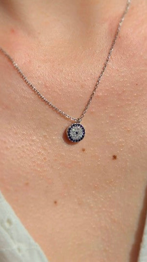 Pendentif Étoile d'Argent: Oeil de Lumière