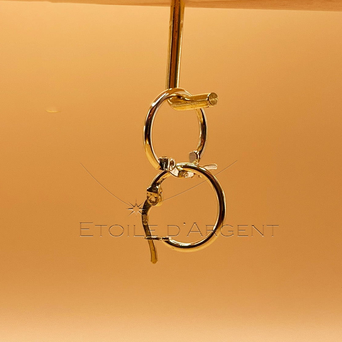 Boucles d'oreilles "Étoile d'argent"