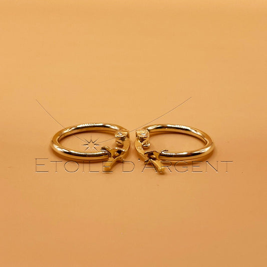 Boucles d'oreilles "Étoile d'argent"