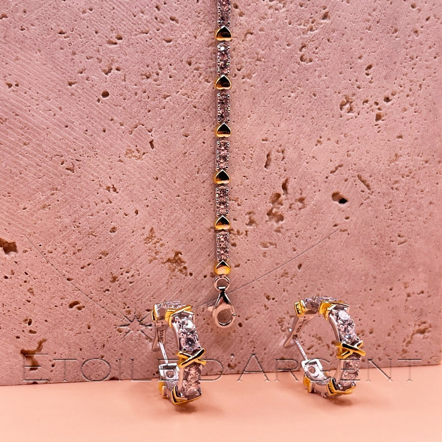 Duo Étoile d'Argent: Élégance Coordonnée