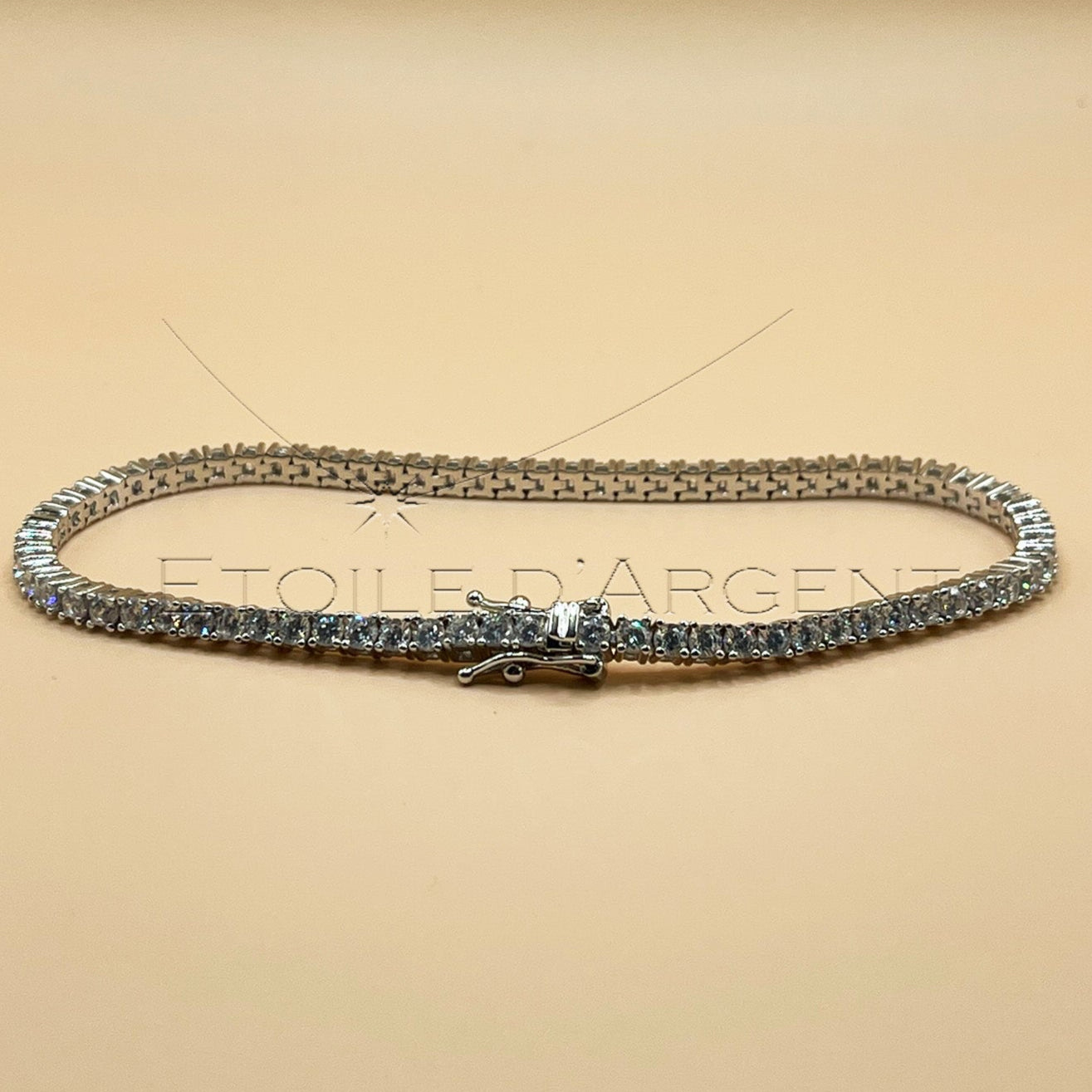 Bracelet Rivière d'Étoiles Étoile d'Argent