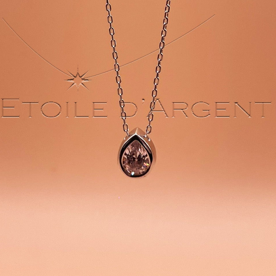 Pendentif Étoile d'Argent: Rosée du Matin