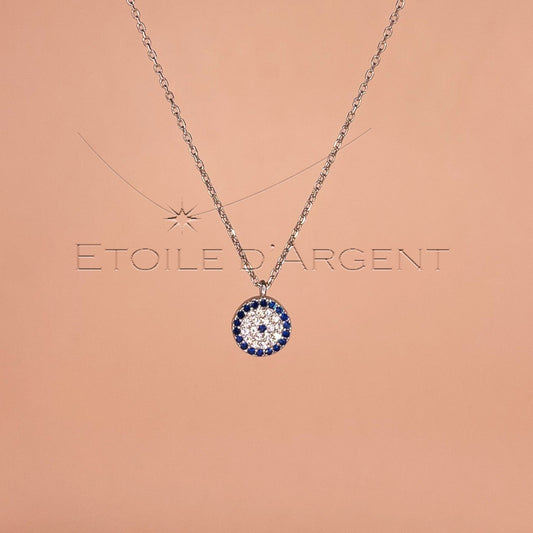 Pendentif Étoile d'Argent: Oeil de Lumière