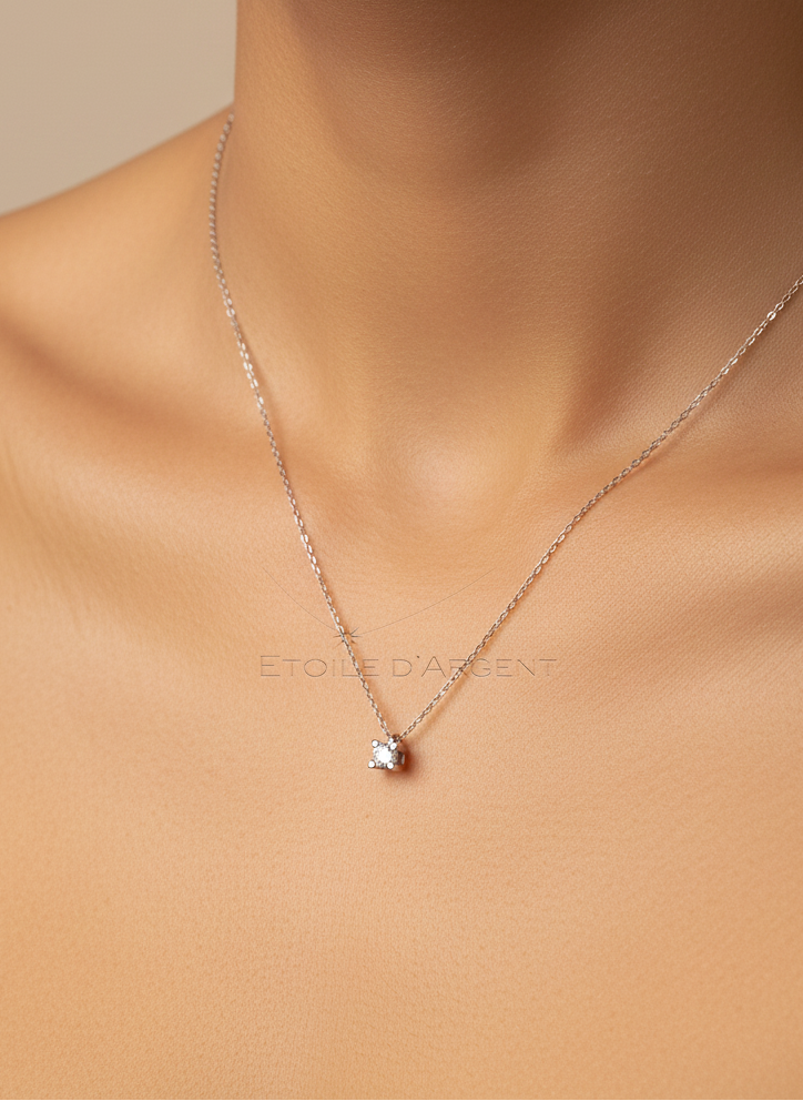 ollier Étoile d'Argent: Pierre Blanche Radieuse