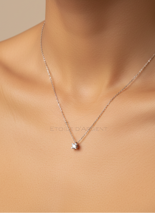 ollier Étoile d'Argent: Pierre Blanche Radieuse