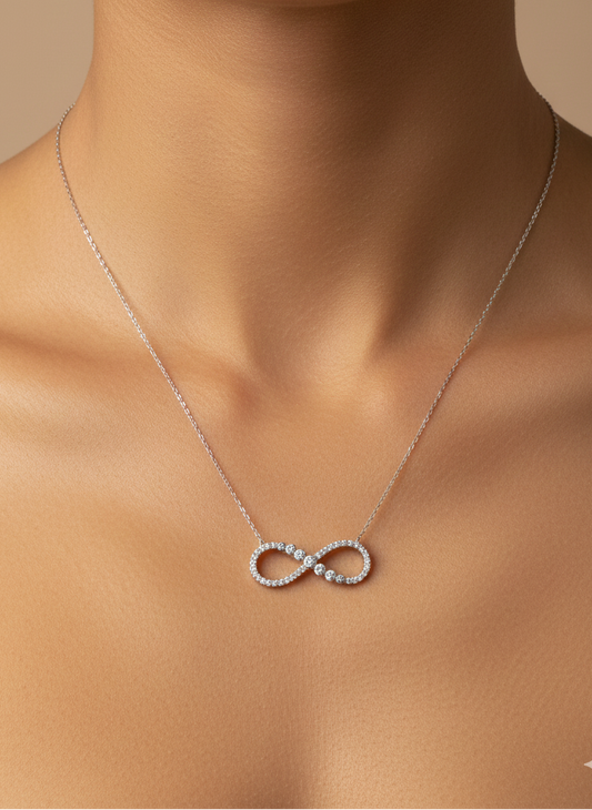 Pendentif Étoile d'Argent: Symbole de l'Infini
