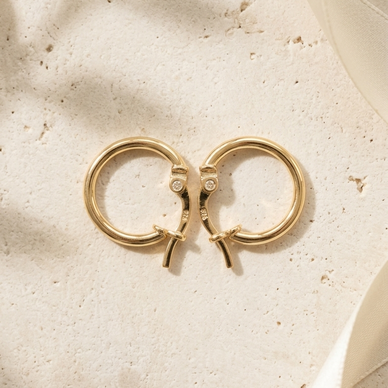 Boucles d'oreilles "Étoile d'argent"