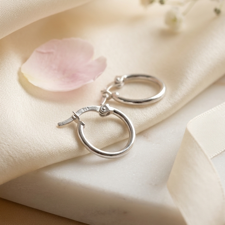 Boucles d'oreilles "Étoile d'argent"