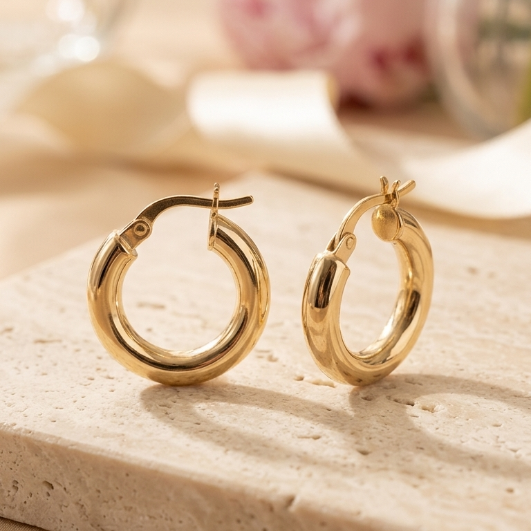 Chic and Minimalist Boucles d'oreilles